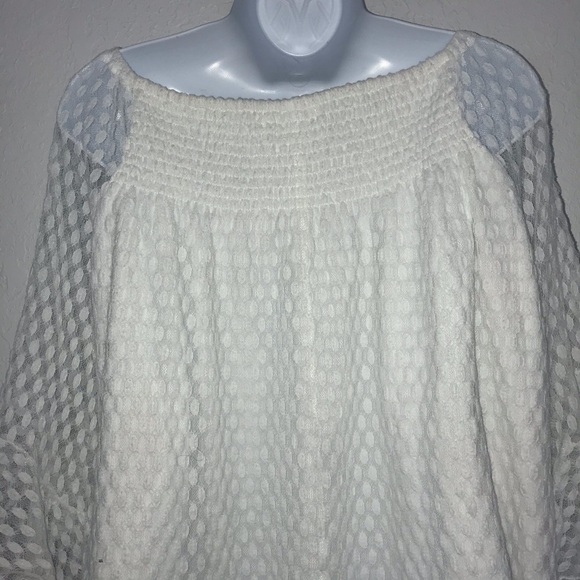 Shannon Ford Lace Smock Layer Top M - Picture 8 of 8